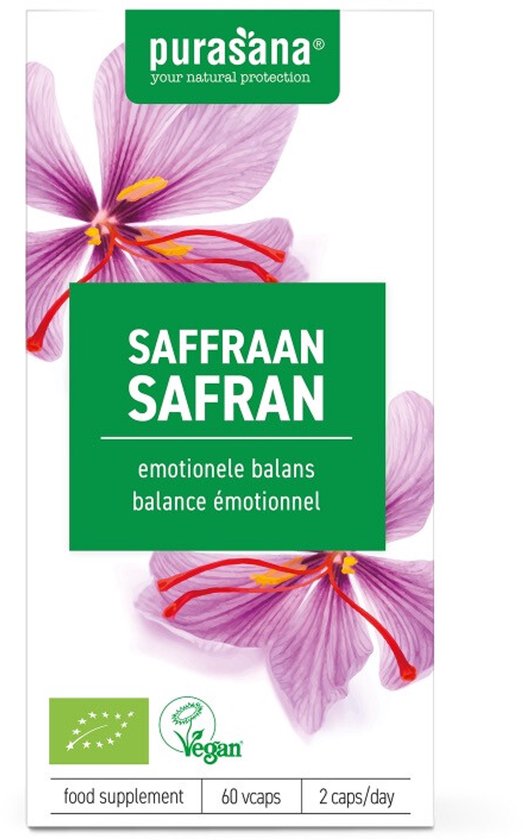 Purasana Saffraan Extract 60 Capsules