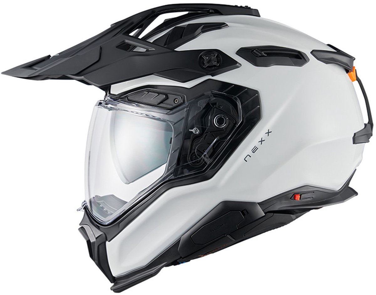 Nexx X.WED 3 Plain Wit Adventure Integraalhelm - Maat S - Helm