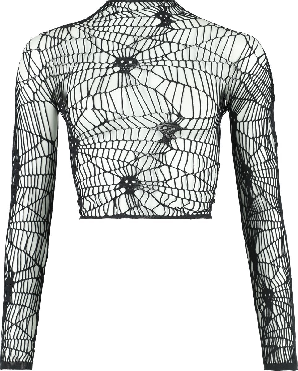 KILLSTAR Webs Grasp Long Sleeve Dames Shirt met lange mouwen - XS-XL