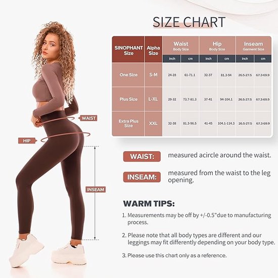 Legging met Hoge Taille voor Vrouwen - Boterzachte Yoga Broekjes voor Sport en Fitnes L-XL — afbeelding 4