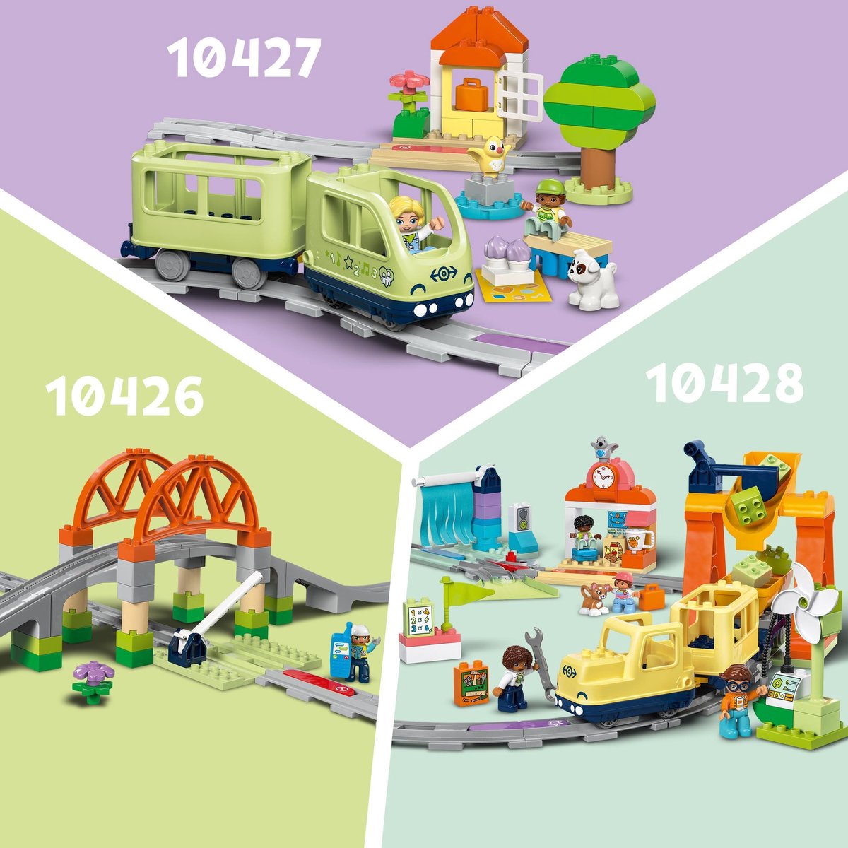 LEGO DUPLO - Stad Treintunnel en rails uitbreidingsset - 10425 — afbeelding 17