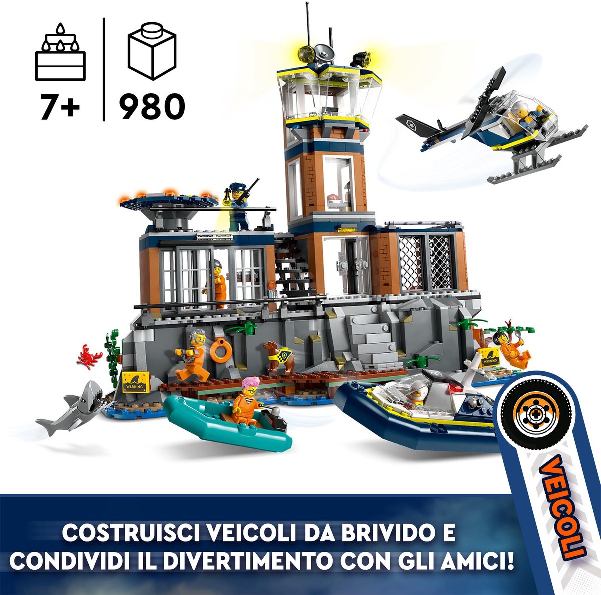 LEGO City Politiegevangeniseiland - 60419 — afbeelding 11