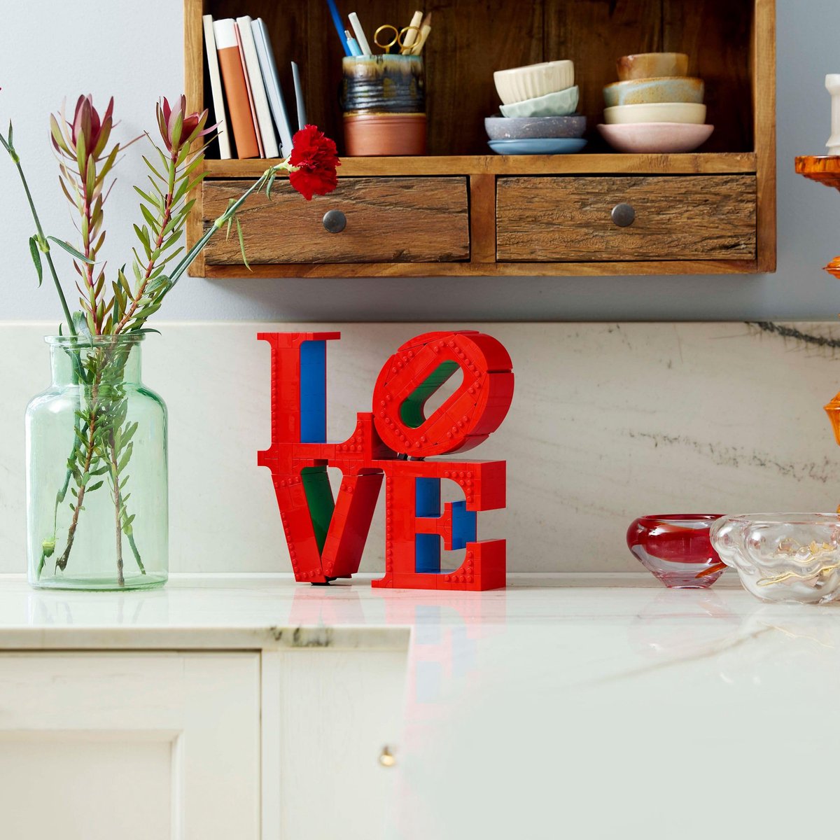 LEGO Art LOVE Woonaccessoire Decoratie Bouwpakket voor Volwassenen, Valentijnscadeau - 31214 — afbeelding 14