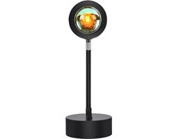 Sunset Lamp - Projector lamp - 16 Kleuren - TikTok Lamp - Sfeerverlichting - Zonsondergang Lamp - LED LAMP - Kerst cadeau - Kamer Decoratie - Cadeau voor haar & hem - Verjaardag cadeau - Geslaagd cadeau