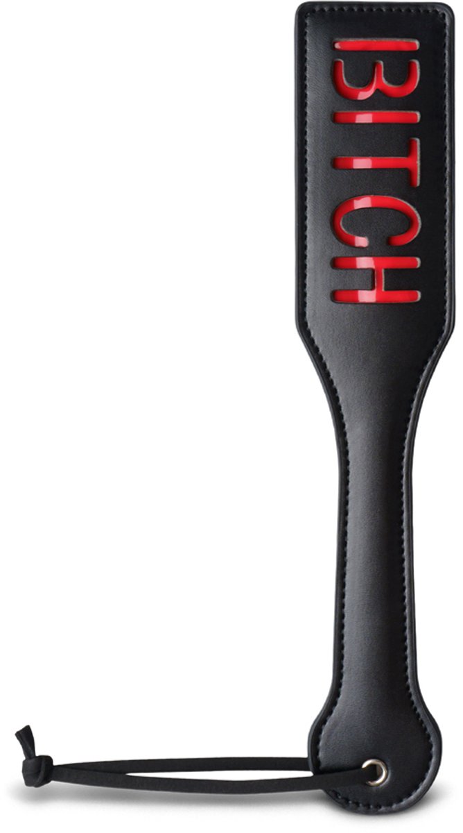BITCH Paddle – Verleidelijke en Ondeugende Bondage Paddle van Kunstleer