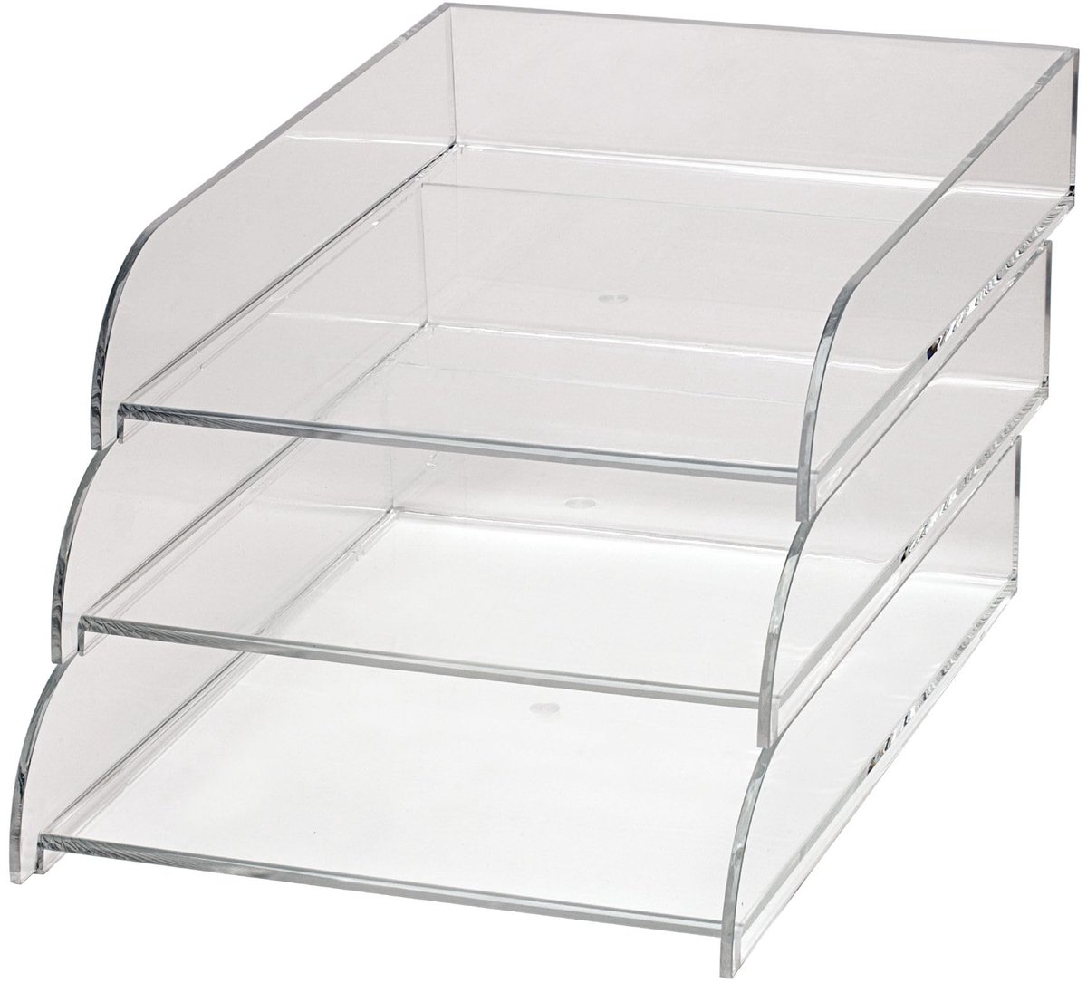 Ibenzoa® Organisatieoplossing voor Documenten en Papierformaten tot DIN A4 - Stabiele en Transparante Opbergoplossing