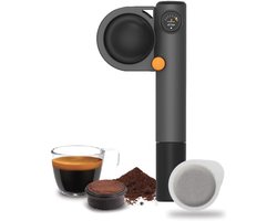 Draagbare espressomachine - Compact en robuust koffiezetapparaat voor ESE-pads en gemalen koffie