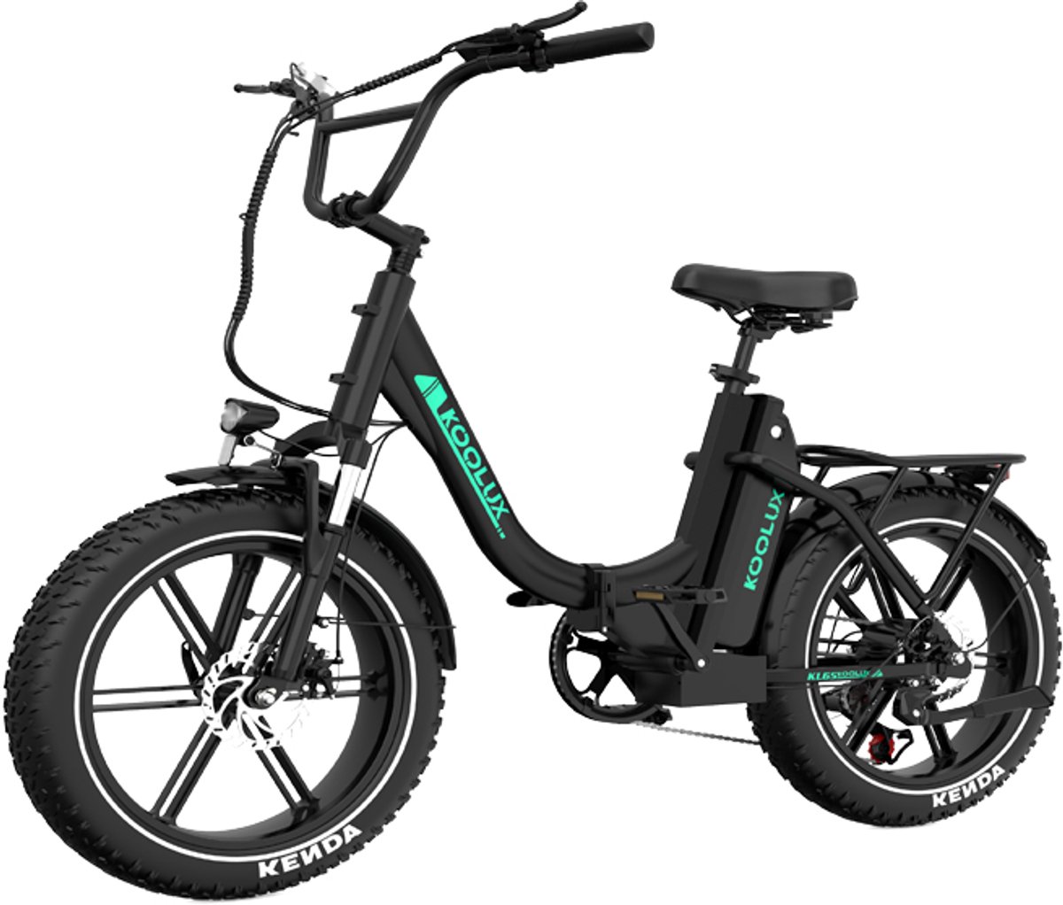 KOOLUX | KL6S Elektrische Vouwfiets | E-Bike | 20x4.0 Inch banden | 48V 15.6Ah 750Wh Lithium Accu | 250W Motor | Maximaal snelheid 25km/u | Maximaal bereik 120km | 7-speed versnellingen | LCD Scherm | Zwart | Gratis Rijklaar Bezorgd – foto 7