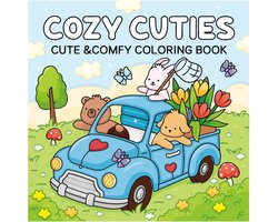 Elysee Beauty - Cozy Cuties kleurboek - 40 schattige kleurplaten voor kinderen & volwassenen