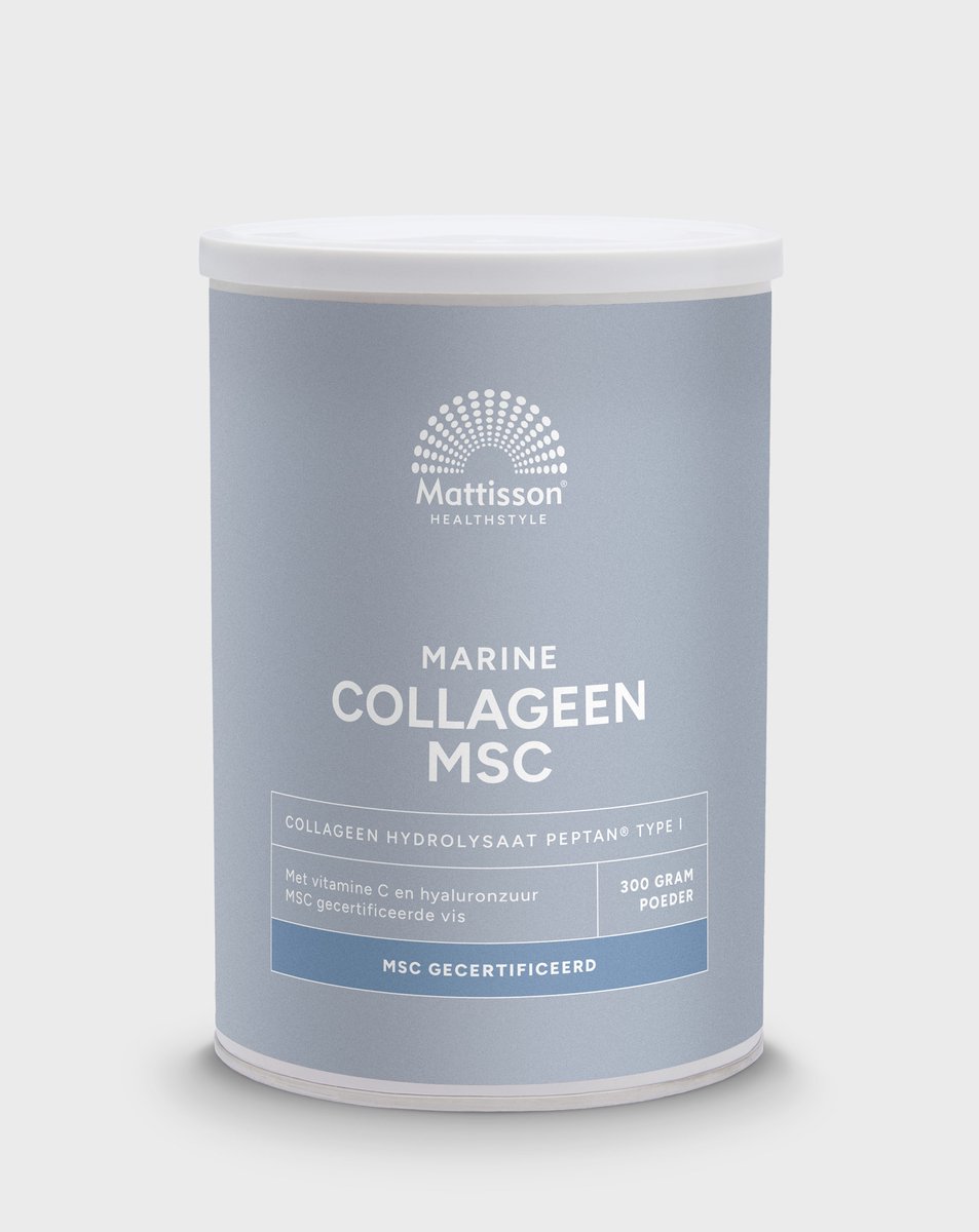 Goedkoopste Mattisson - Marine Collageen Peptan® Blend - MSC - Collageen Hydrolysaat - 300 Gram