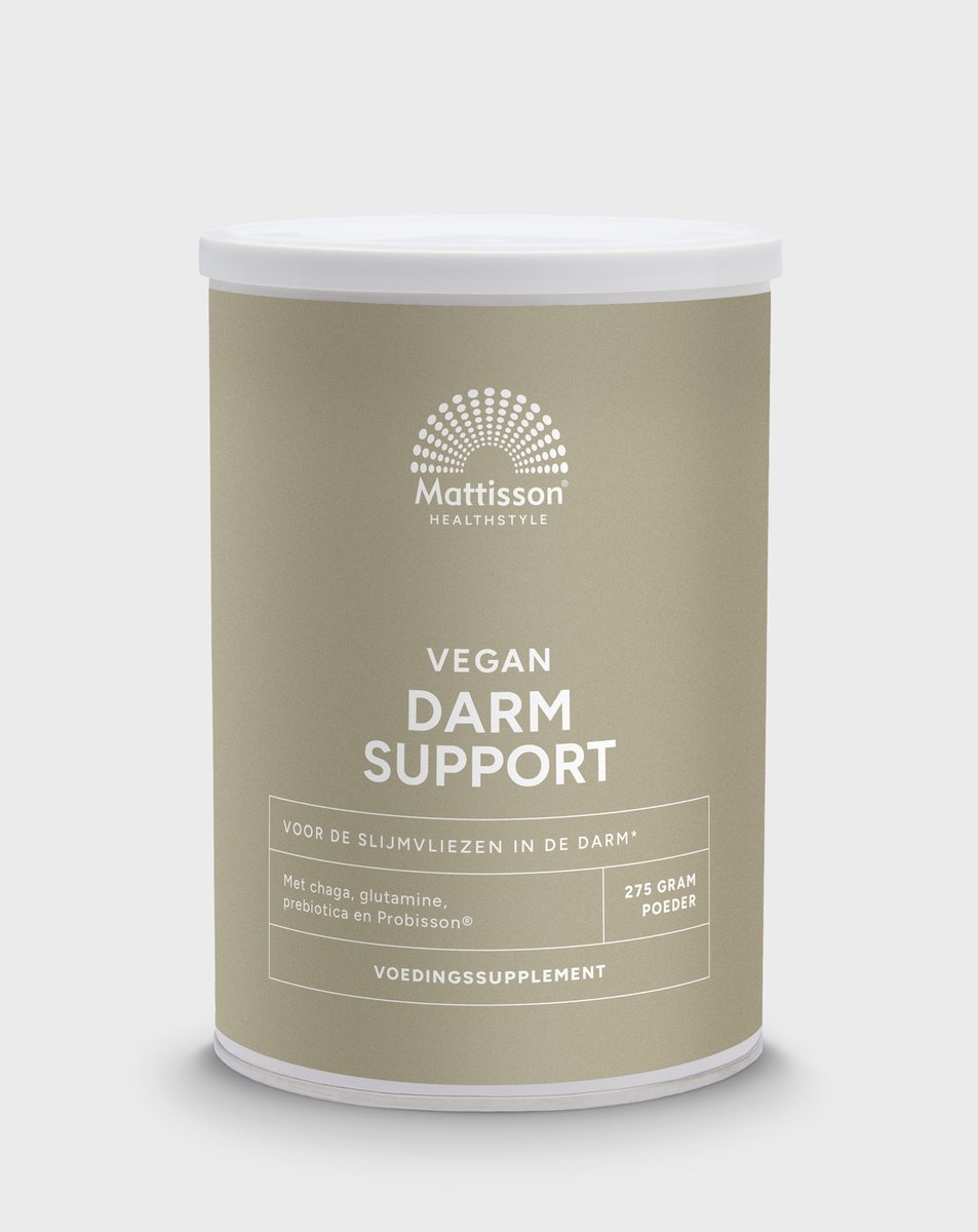 Goedkoopste Mattisson - Darm Support - Acai, L-Glutamine, Probiotica, Chaga en Guarboonvezels - Voedingssupplement Slijmvliezen Darm - 275 Gram