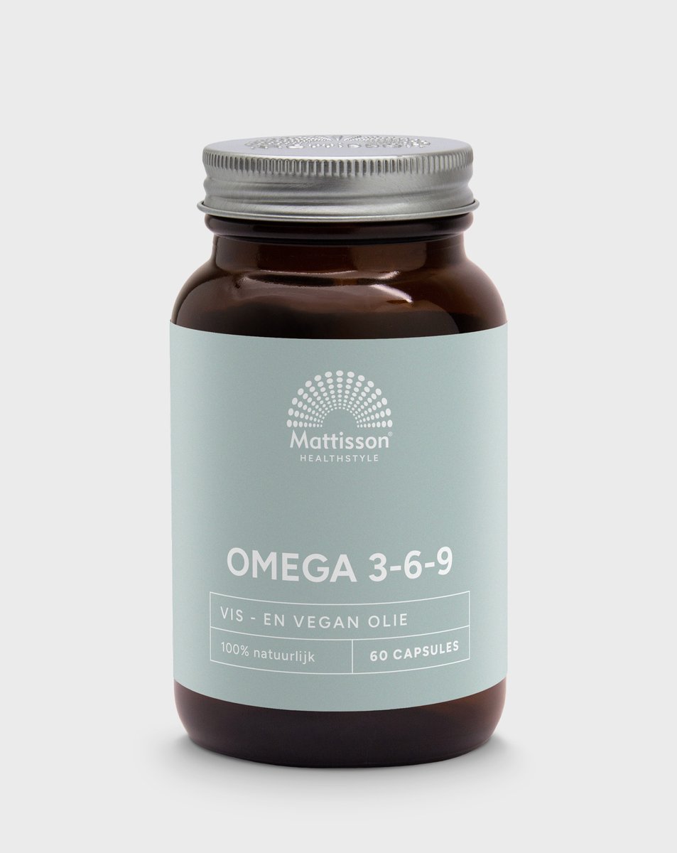 Goedkoopste Mattisson - Omega 3 6 9 Capsules - Visolie, Teunisbloemolie en Lijnzaadolie - Supplement - 60 capsules