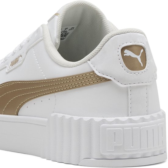 Baskets pour femmes PUMA Carina 3.0 DayINight pour femme - White PUMA - Or PUMA