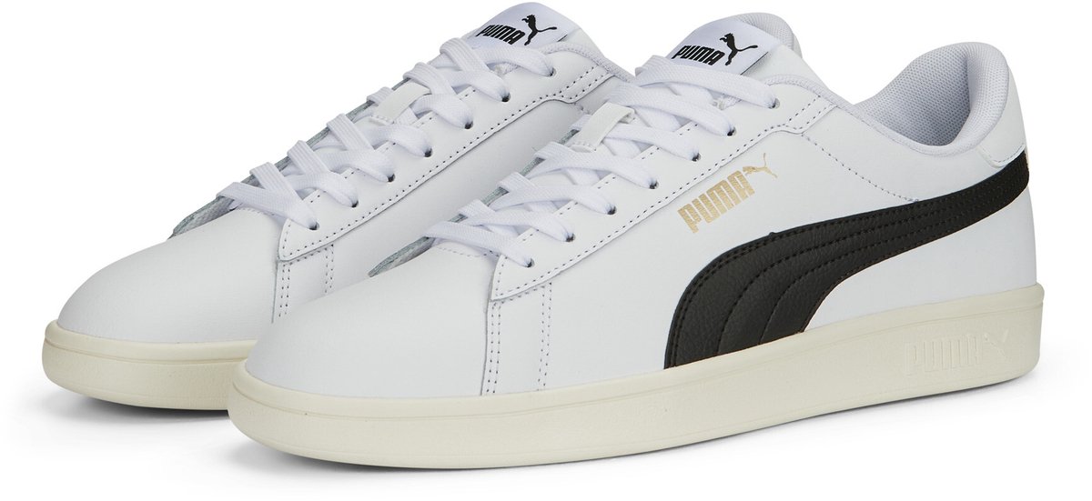 PUMA Puma Smash 3.0 L Unisex Sneakers PUMA -PUMA -PUMA -Frosted Ivory Zwart