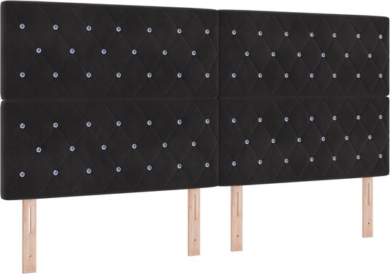 Atmosphera – kruk van fluweel, geplooid, 41 cm hoog