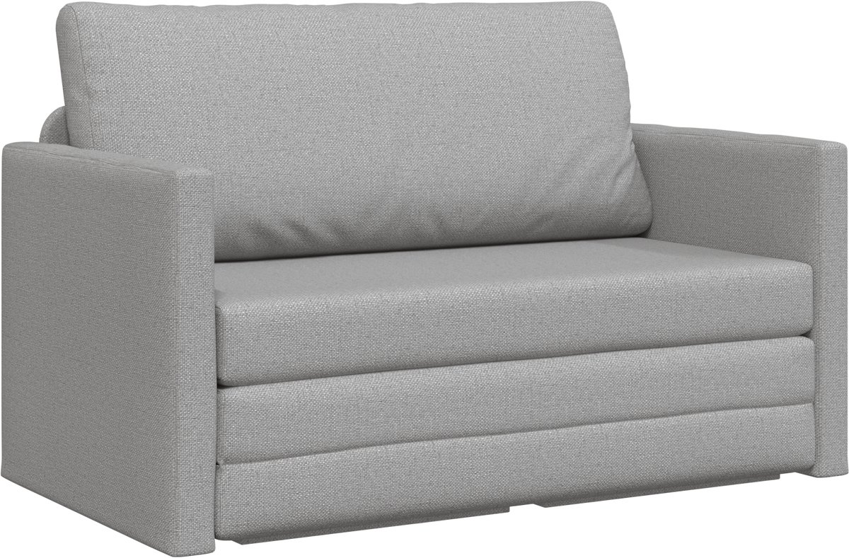 vidaXL Slaapbank - Wolkgrijs - 124 - x - 71 - x - 78 - cm - Stof Wolkengrijs