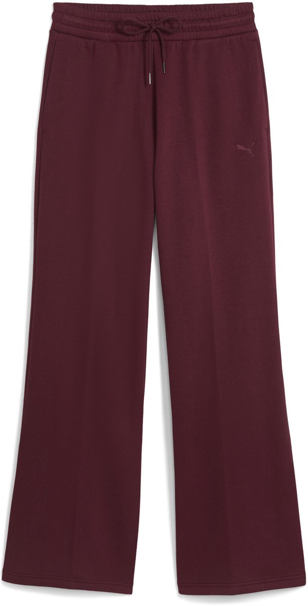 PUMA HER Comfort High-Waist Straight Pants FL op Dames Broek Ruby Shimmer