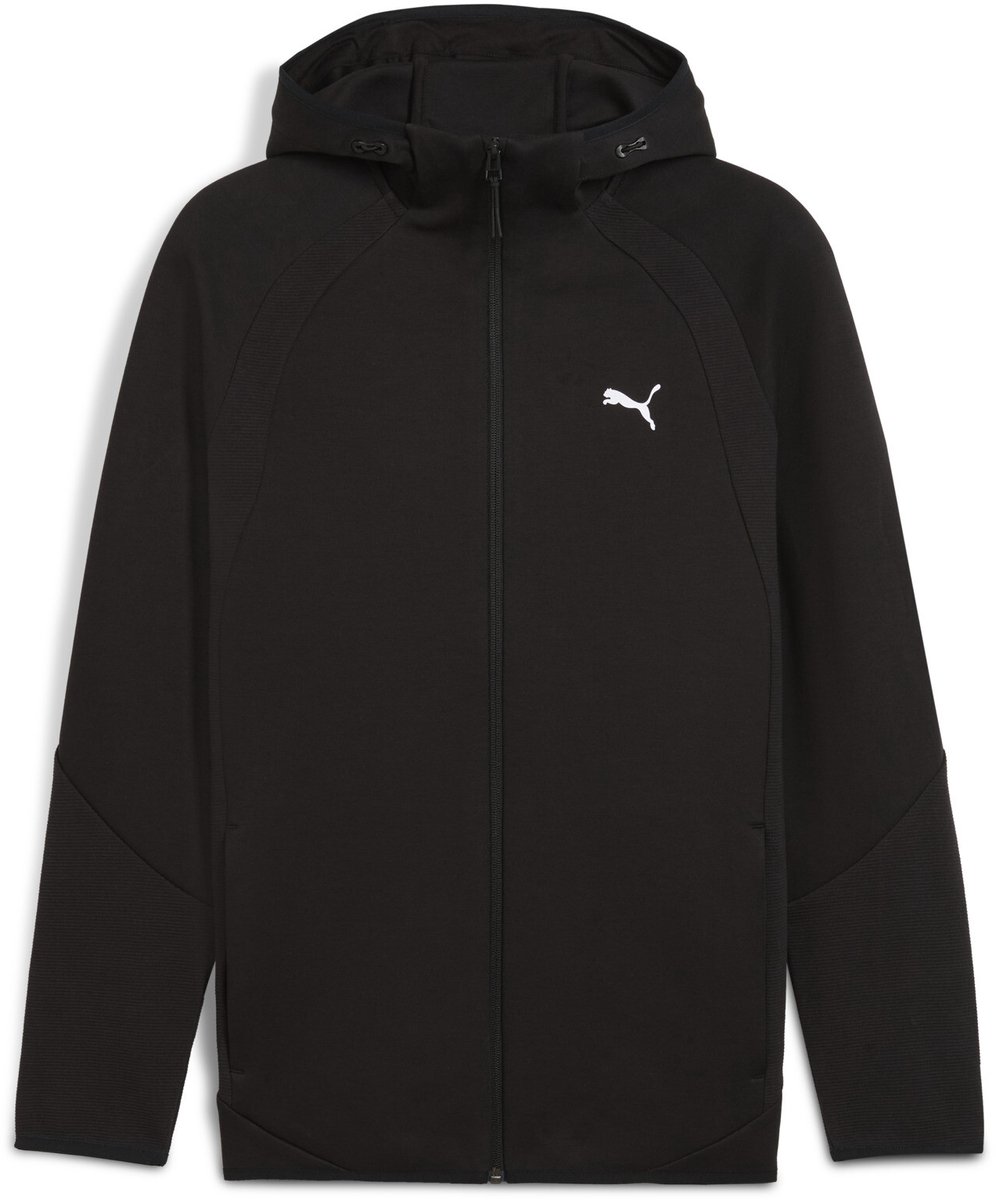 PUMA EVOSTRIPE FZ Hoodie DK Heren Trui Puma Zwart