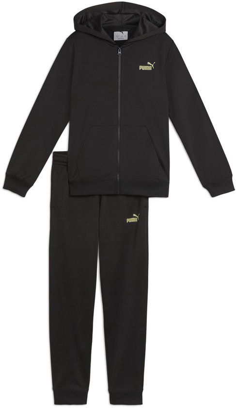 Survêtement à capuche et Zip éclair intégrale PUMA Poly Suit B Garçons - Noir Puma