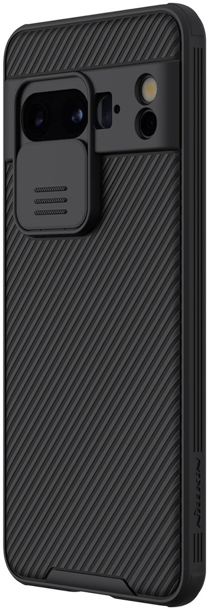 Nillkin CamShield Hoesje voor de Google Pixel 8 Pro - Back Cover met Camera Slider Zwart