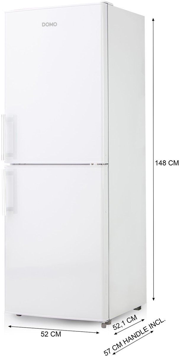 DOMO DO91304C - Koel-vriescombinatie - C - 138L - Wit — afbeelding 5