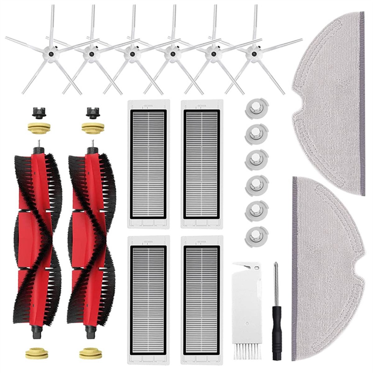 Stofzuigeraccessoires 22 onderdelen Geschik voor Xiaomi Roborock S5 Max/S6 Pure
