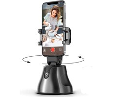 Auto Object Tracking Houder Smartphone - 360° Graden Selfie Stick - Telefoon Mount - Automatisch Volgen - Bewegingssensor Statief - Video & foto’s - Gezichtsherkenning - Vloggen, TikTok, Snapchat, Instagram, YouTube, FaceBook - Voor iPhone & Android