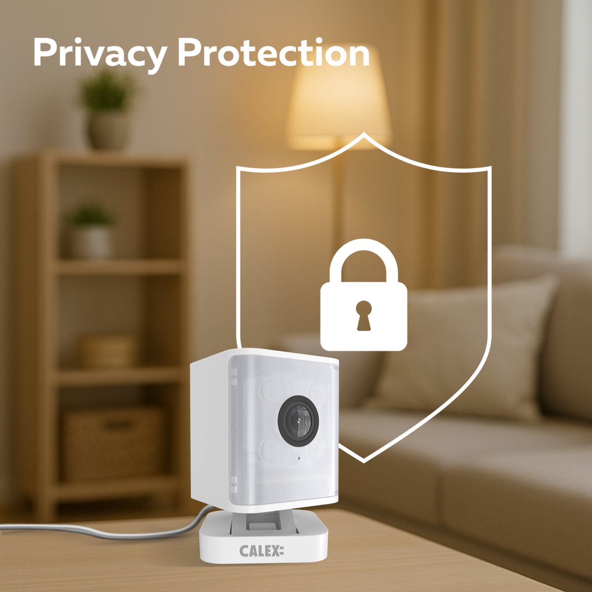 Calex Slimme Beveiligingscamera 2K met Spotlight - afbeelding 3