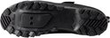 Semelle de chaussures de vélo noires avec profil et logo VAUDE.