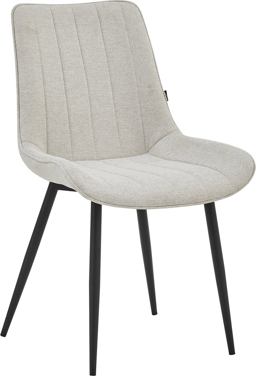 Colenis Verta Eetkamerstoelen - Set Van 6 - Beige - Geweven stof