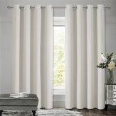 Boraboi ® Luxe Lichtbeige Verduisteringsgordijnen voor Woonkamer met Thermische Isolatie en Geluidsdemping