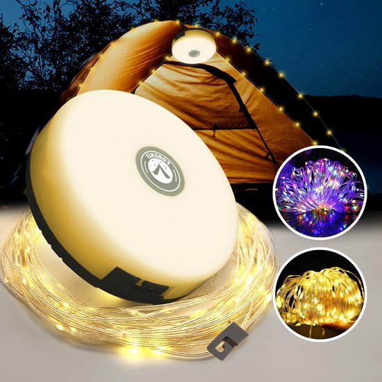 Lamp Voor Camping | Lampjesslinger Buiten | Lichtsnoer 10m | Oprolbaar