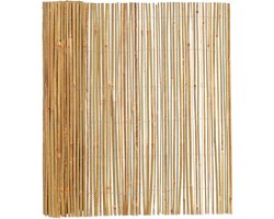 Bamboebaas® bamboemat gespleten - 500x120 cm - Naturel - Natuurlijke afscheiding - Schutting op rol - Duurzaam bamboe - Meer privacy - Tuin & balkon - Eenvoudige montage