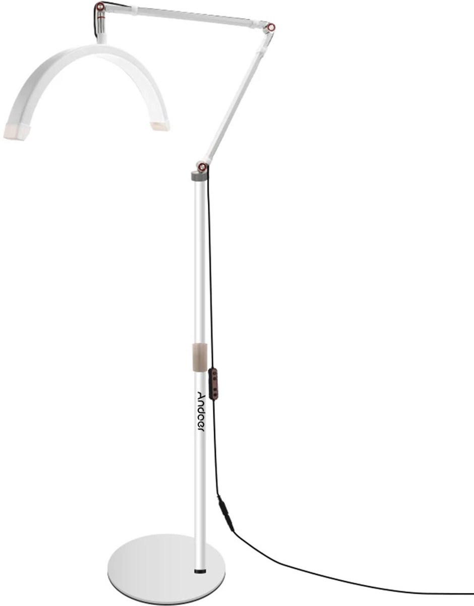 Mila Shop Stevige moonlight lamp - Moonlight lamp salon - Sunset lamp - Moon lamp - Salon lamp - Led - Beautysalon lamp - Lash lamp - Make up lamp - Met telefoonhouder - Afstandbediening - 180x32cm