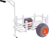 Bol.com Viskar - Strandkar - Trolley voor vissen - Visspullen - Strandviswagen - 160KG - Met Ballonbanden - Voor Zand & Vissers aanbieding
