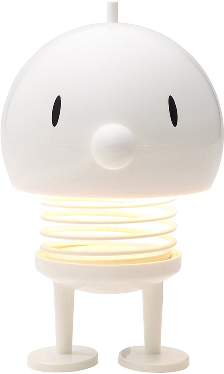 Hoptimist Bumble LED Tafellamp - L - Wit - Dimbare Touch Tafel Lamp - Draadloos en Oplaadbaar via USB-C – Perfect als Tafellampen voor Slaapkamer of Woonkamer