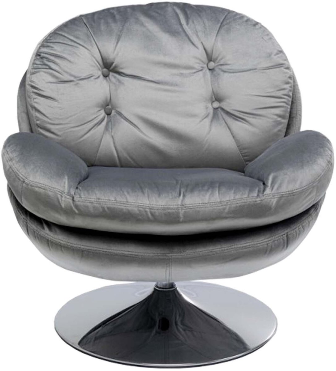 Draaifauteuil Cosy grijs Kare Design