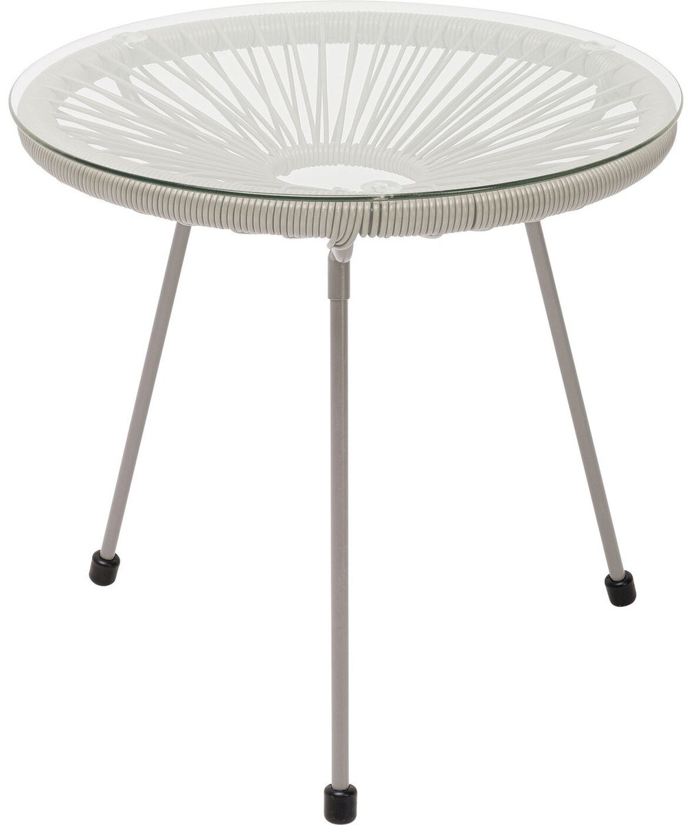Tuin Bijzettafel Acapulco Mono beige Kare Design