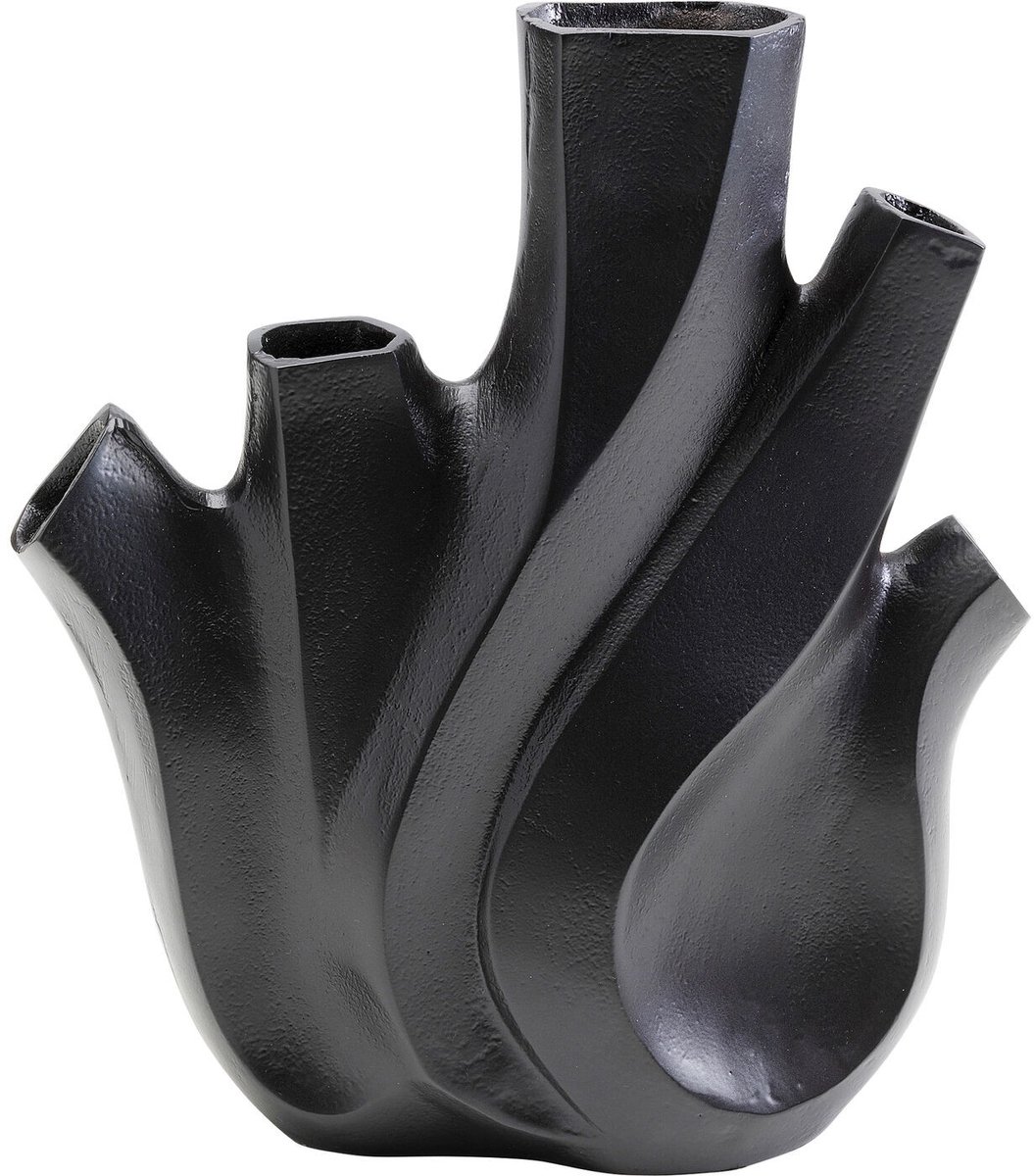 Vaas Flame zwart 29cm Kare Design