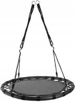 Nestschommel Buitenspeelgoed Ø 100 CM - Slinger schommel- Nest Schommel - Zwart - Ronde schommel - Ooienvaarsnest -150 KG Belasting - Voor kinderen en volwassenen