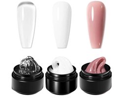 HEMA Born Pretty - Builder gel - 3x15 ml - -vrij - Buildergel - Builder gel nagels - Builder gel set - Builder gel gel nagels - Gelnagels - Gel nagels - Gel voor nagels - Hard gel - Polygel