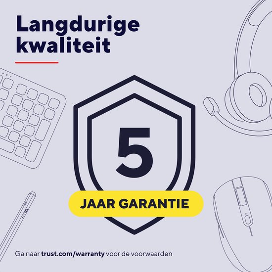 RF 2.4GHz, 1000 - 1200 DPI, 2x AAA, Blanc