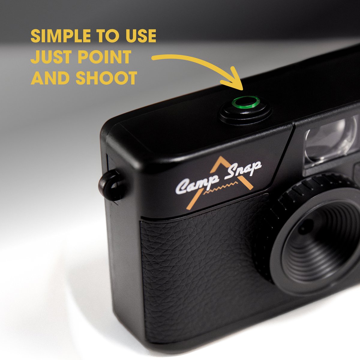 Campsnap Digitale Camera - Schermvrije Retro Fotocamera - 8 Megapixel - 2000 foto's - Minimalistisch Vintage Design - Met Flits - Oplaadbaar - 4GB - Zwart – foto 5