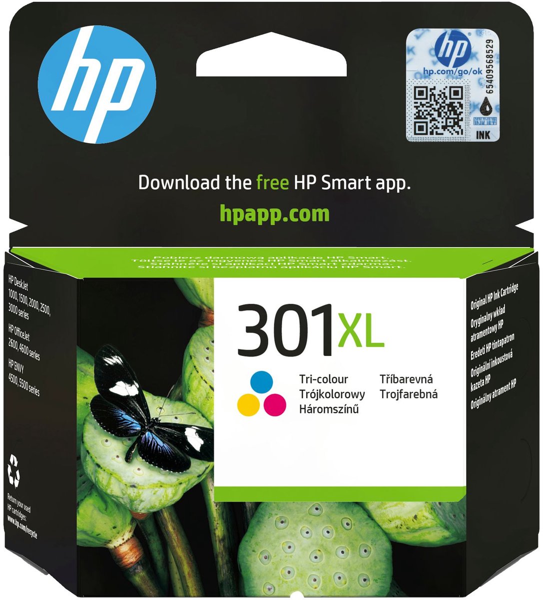 HP 301XL - Inktcartridge / Hoge Capaciteit / Kleur