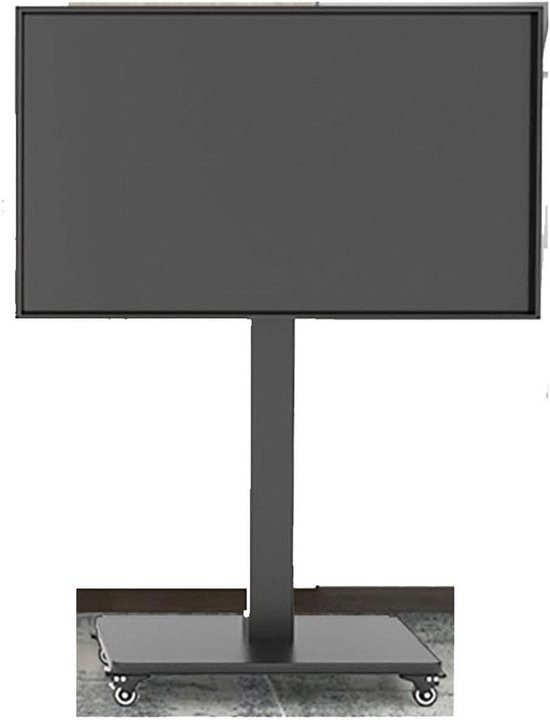 TVON oprolbaar TV-standaard met wielen voor 32-70 inch televisies, TV- standaard in hoogte verstelbaar mobiele TV-wagen met plank tot 40 kg Max VESA 400x400 mm TVON oprolbaar TV-standaard met wielen voor 32-70 inch televisies, TV- standaard in hoogte verstelbaar mobiele TV-wagen met plank tot 40 kg Max VESA 400x400 mm