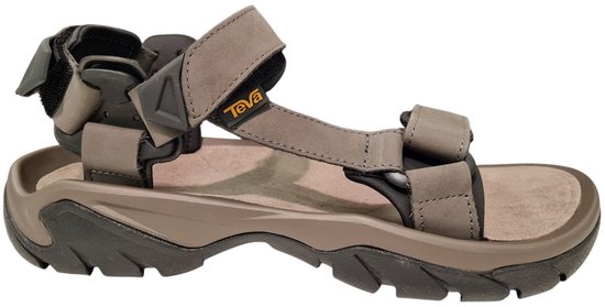 Teva M Terra FI 5 Cuir mouette foncée Sandales pour femmes pour hommes - Marron - 44,5