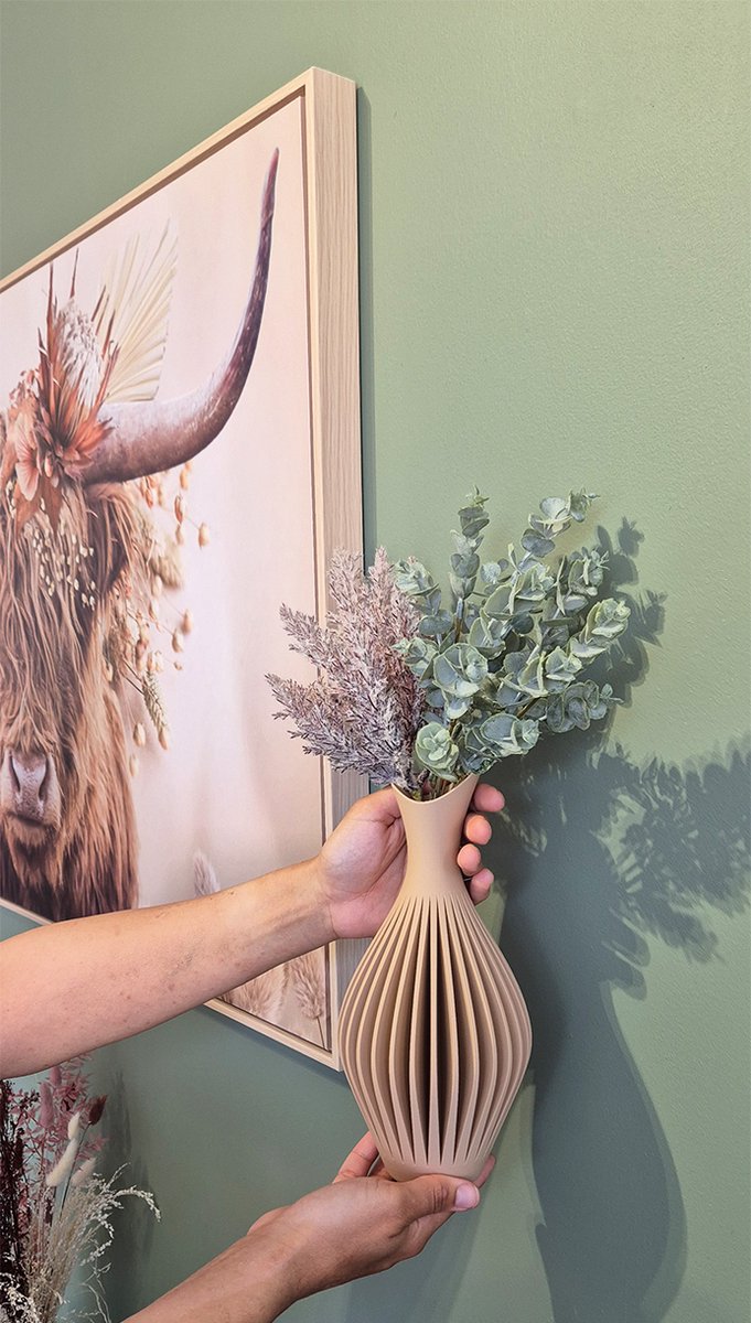 Wandvaas, bloemenvaas, 3 stuks vazen voor woondecoratie, wandvazen