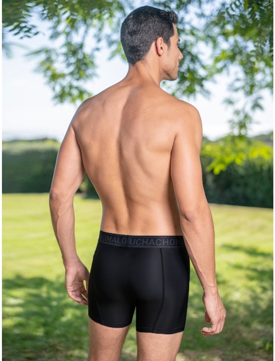 Muchachomalo Heren Thight Zwembroek - 1 Pack - Zwart - Mannen Zwembroek — afbeelding 5