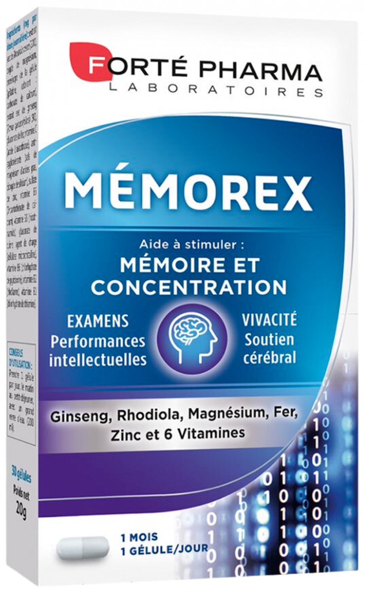 Forté Pharma Memorex 30 Capsules
