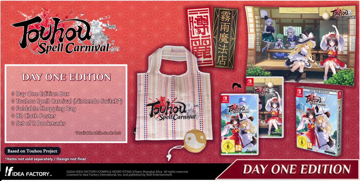 Touhou Spell Carnival-Day One Edition (Switch) Nieuw